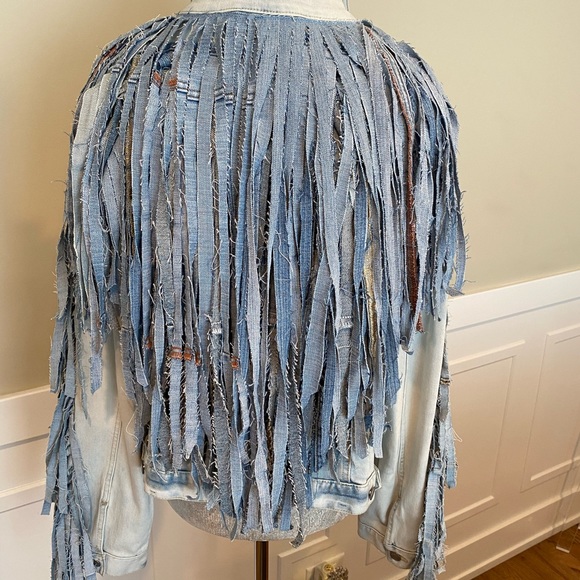 Fringe Denim Jacket - Picture 4 of 5